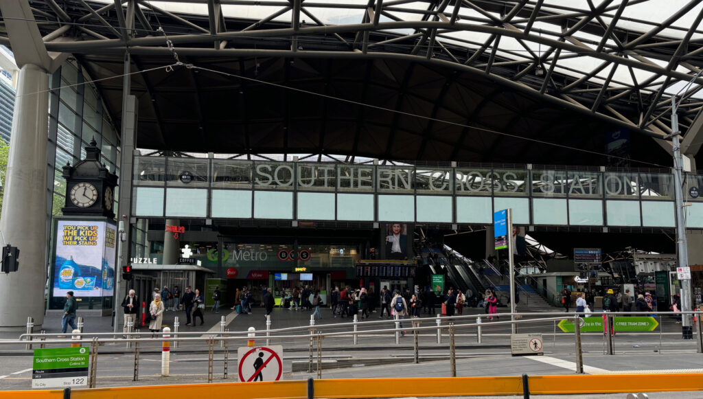 Southern Cross station in Melbourne